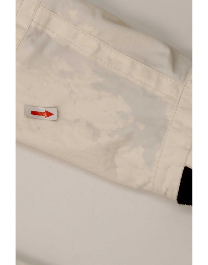 Museum Veste utilitaire graphique pour homme UK 38 Medium Blanc Colorblock Nylon