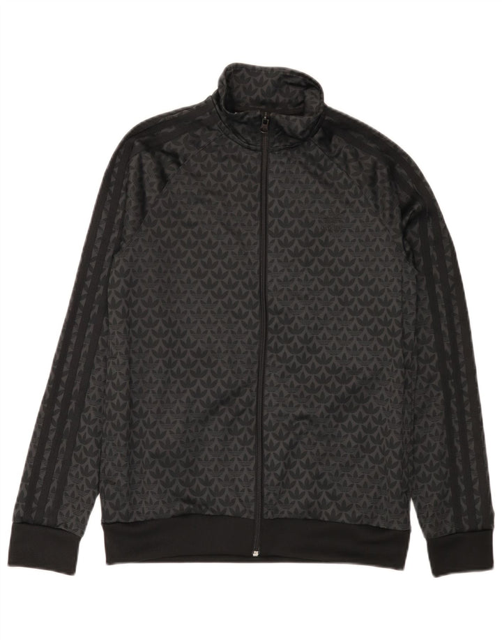 Adidas Veste de Survêtement Graphique Garçon 12-13 Ans Noir Polyester
