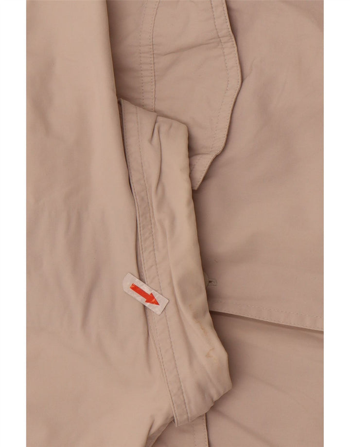vintage Chemise à manches courtes pour hommes Grand coton blanc