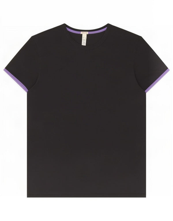 Diesel T-Shirt Graphique Homme Top XL Noir Coton