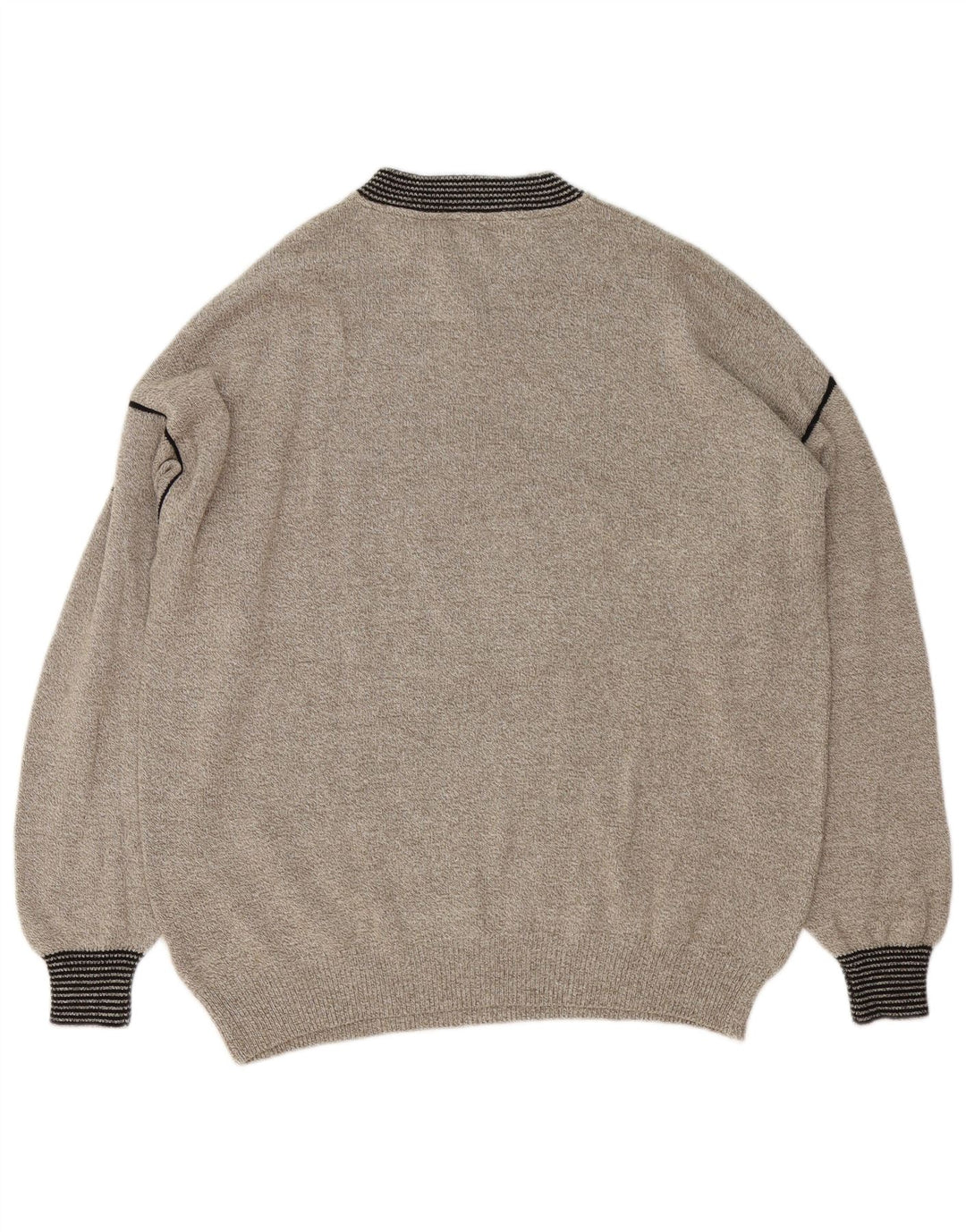 Il Granchio Pull graphique à col boutonné pour homme, grand kaki moucheté