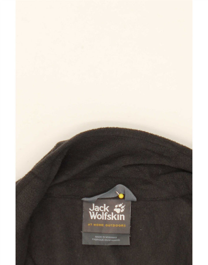 Jack Wolfskin Veste Polaire Femme UK 14/16 Large Noir Polyester