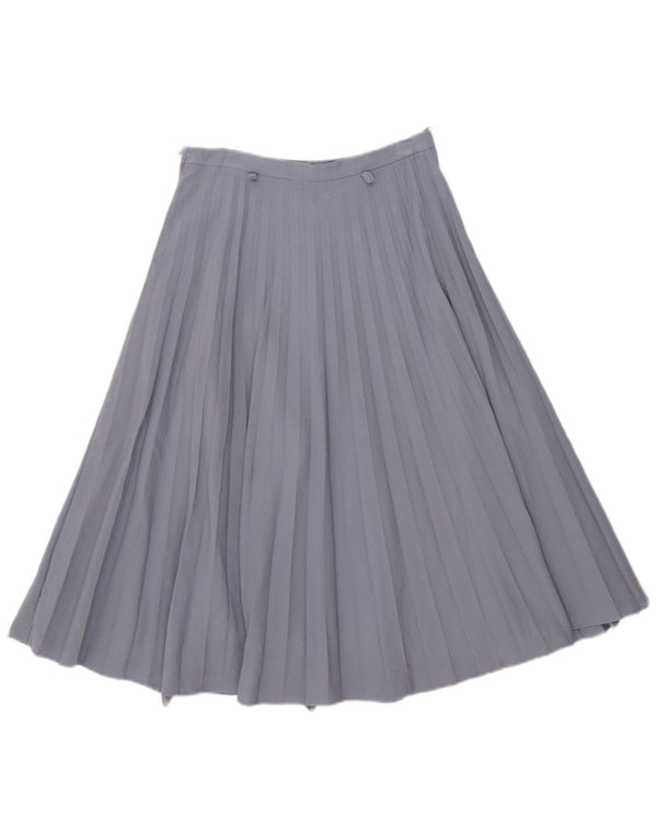 Emmegi Jupe plissée taille haute pour femme IT 44 Medium W26 Bleu