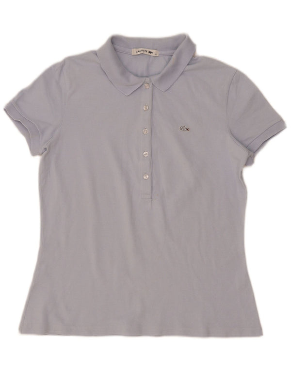 Lacoste Polo Femme Taille 40 Coton Bleu Moyen