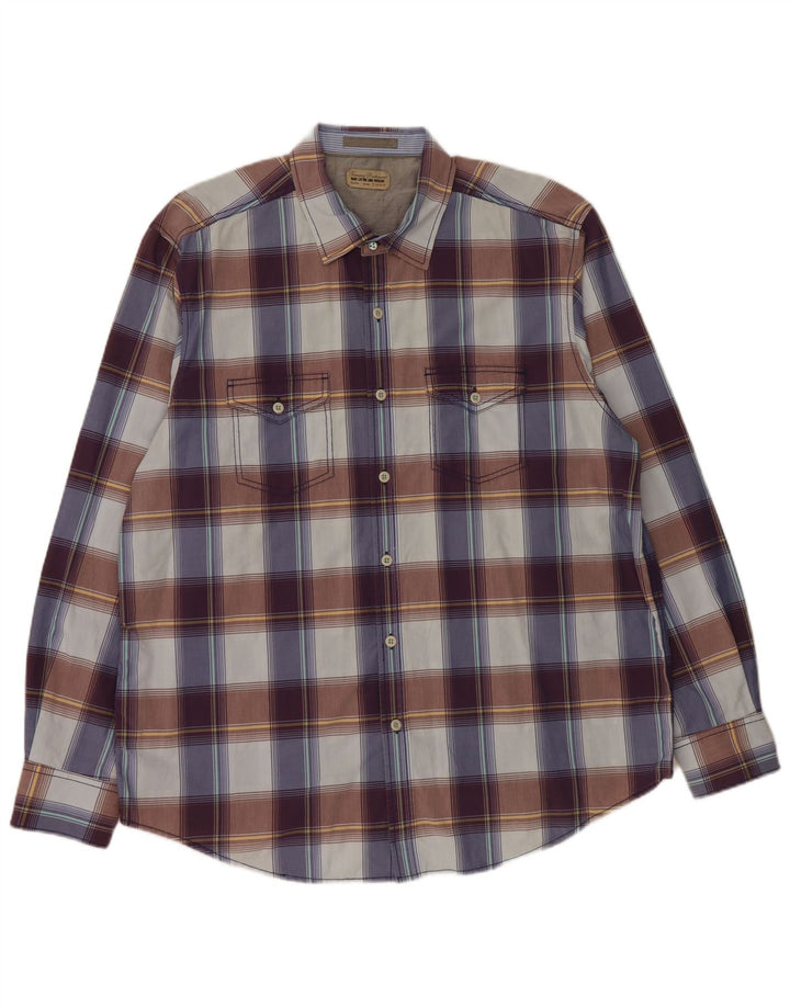 TOMMY BAHAMA Chemise Homme XL Coton à Carreaux Multicolore