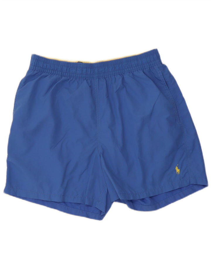 Ralph Lauren Short de bain homme en nylon bleu moyen