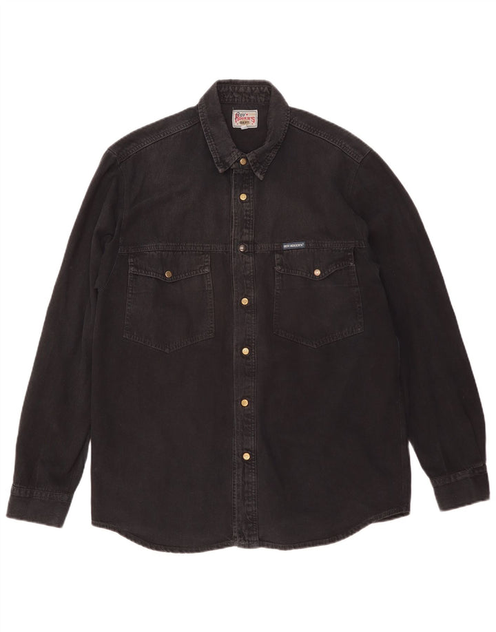 Roy Rogers Chemise en jean pour homme XL Noir