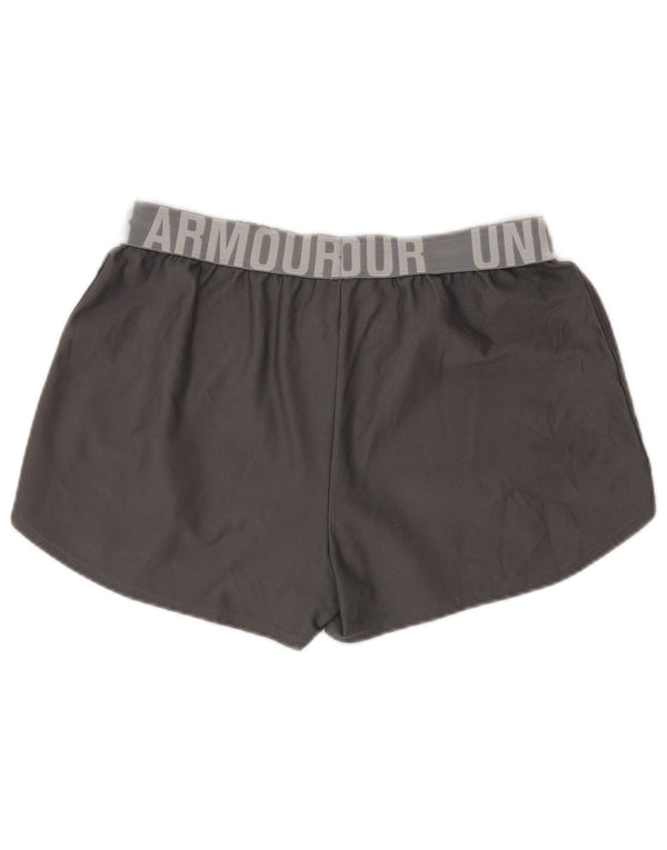 Under Armour Short de bain Heat Gear Graphic pour femme UK 14 Gris moyen