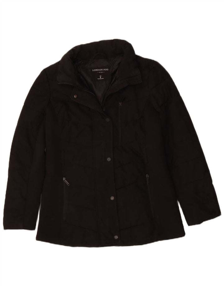LONDON FOG Veste matelassée surdimensionnée pour femme UK 10 Petit Noir Polyester