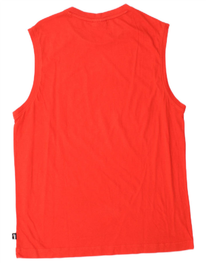Puma Débardeur Graphic Homme Rouge Taille L