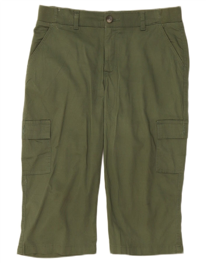 Lee Short cargo taille moyenne pour femme, coupe décontractée, W32, grand kaki