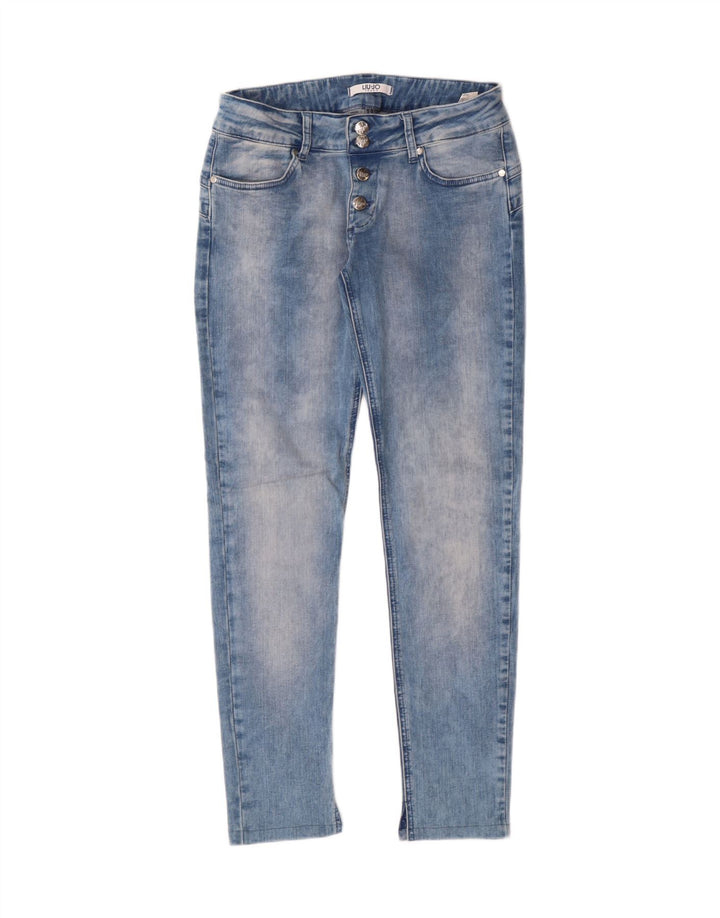 Liu Jo Jean Slim Femme W29 L29 Bleu Coton Classique