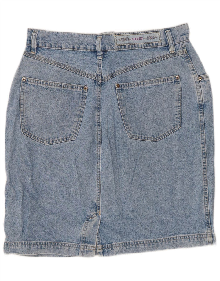 H.I.S Jupe en jean pour femme IT 44 Medium W30 Bleu