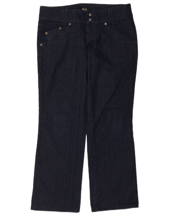 Sergio Tacchini Jean droit femme W31 L30 coton bleu marine