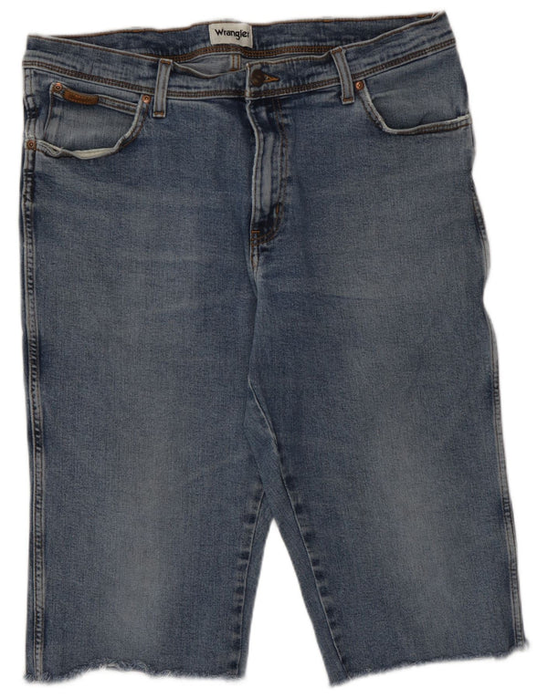 Wrangler Short en Jean Texas Homme W38 XL Bleu