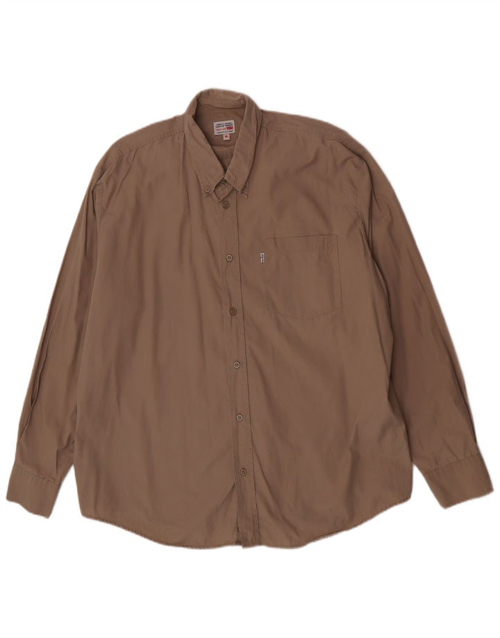 Levi's Chemise Homme XL Marron Coton