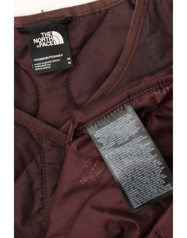 The North Face Manteau matelassé surdimensionné pour femme UK 14 Marron moyen