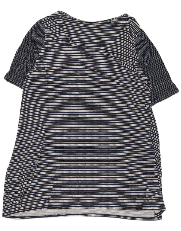Marks & Spencer Robe t-shirt autographe pour femme UK 20 2XL Bleu marine rayé
