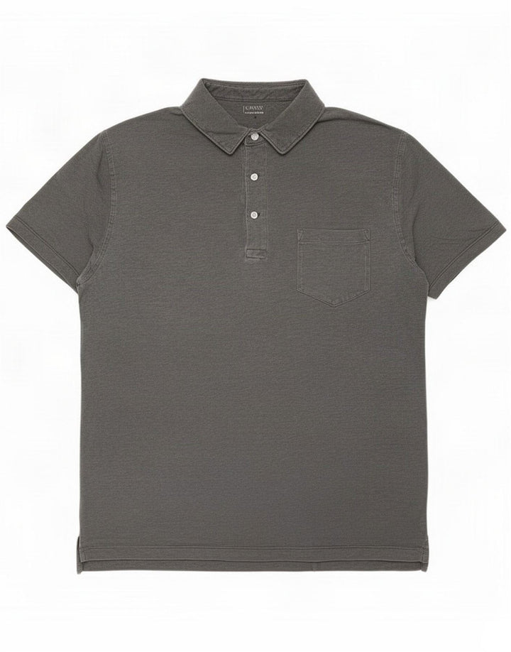 J. Polo Homme Crew Large Gris Coton