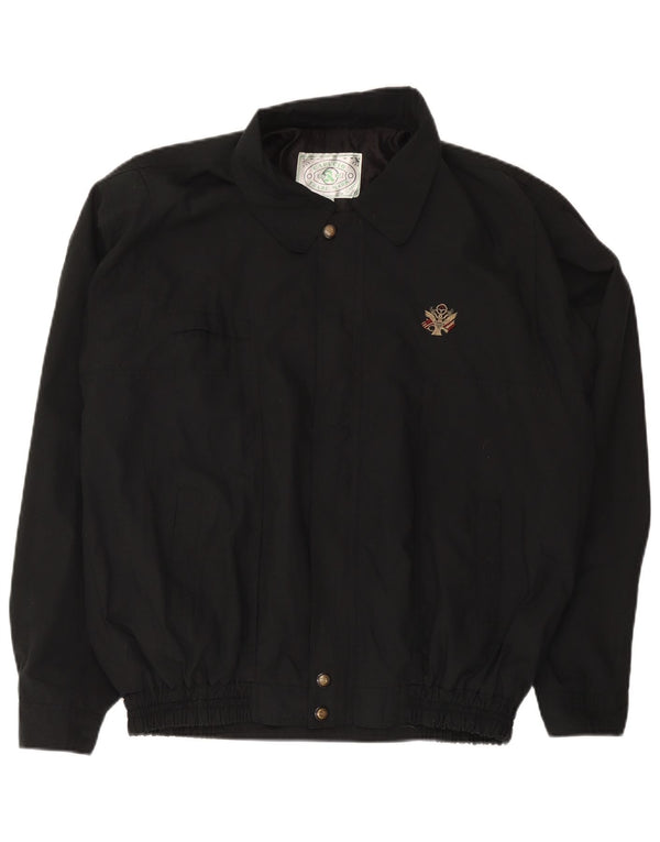 Veste Bomber Homme Vintage UK 42 XL Noir
