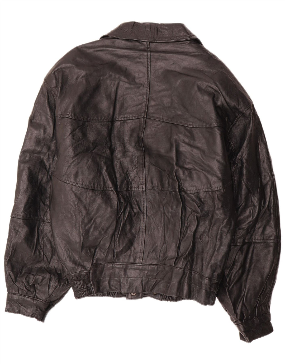 LAVORAZIONE ARTIGIANA Veste en Cuir Homme IT 52 XL Cuir Noir