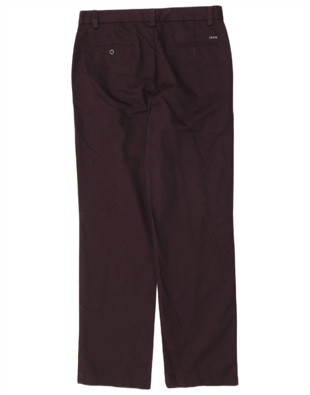 IZOD Pantalon Chino Droit Homme W31 L32 Bleu Marine Coton