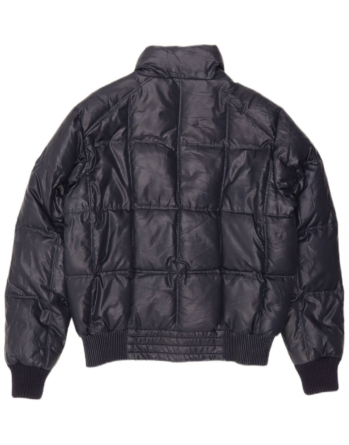 Marina Militare Veste matelassée pour homme UK 40 Large Bleu Marine Polyester