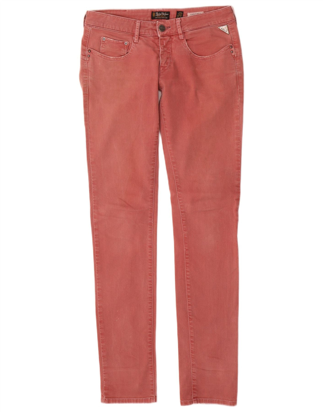 REPLAY Jean Skinny Bas Femme W29 L32 Rose Coton