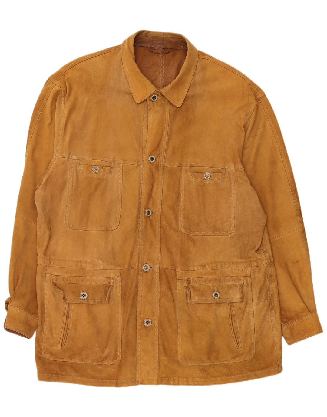 ASGARD Manteau en Daim pour Homme UK 42 XL Marron