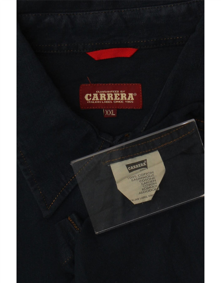 CARRERA Chemise en Jean Homme 2XL Bleu Marine Coton
