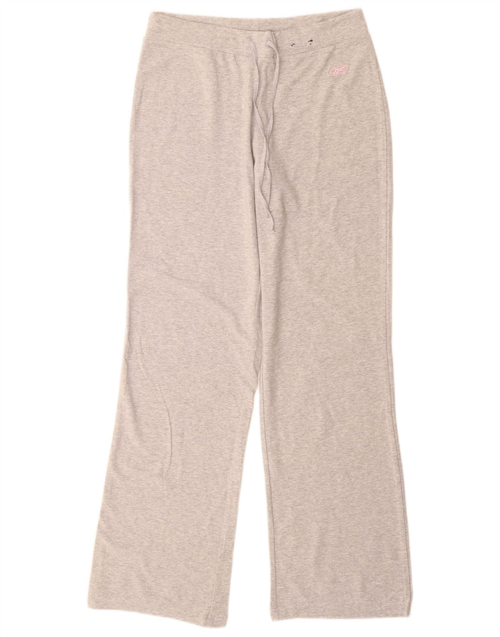 Reebok Pantalon de survêtement pour femme UK 10 Small Gris Coton