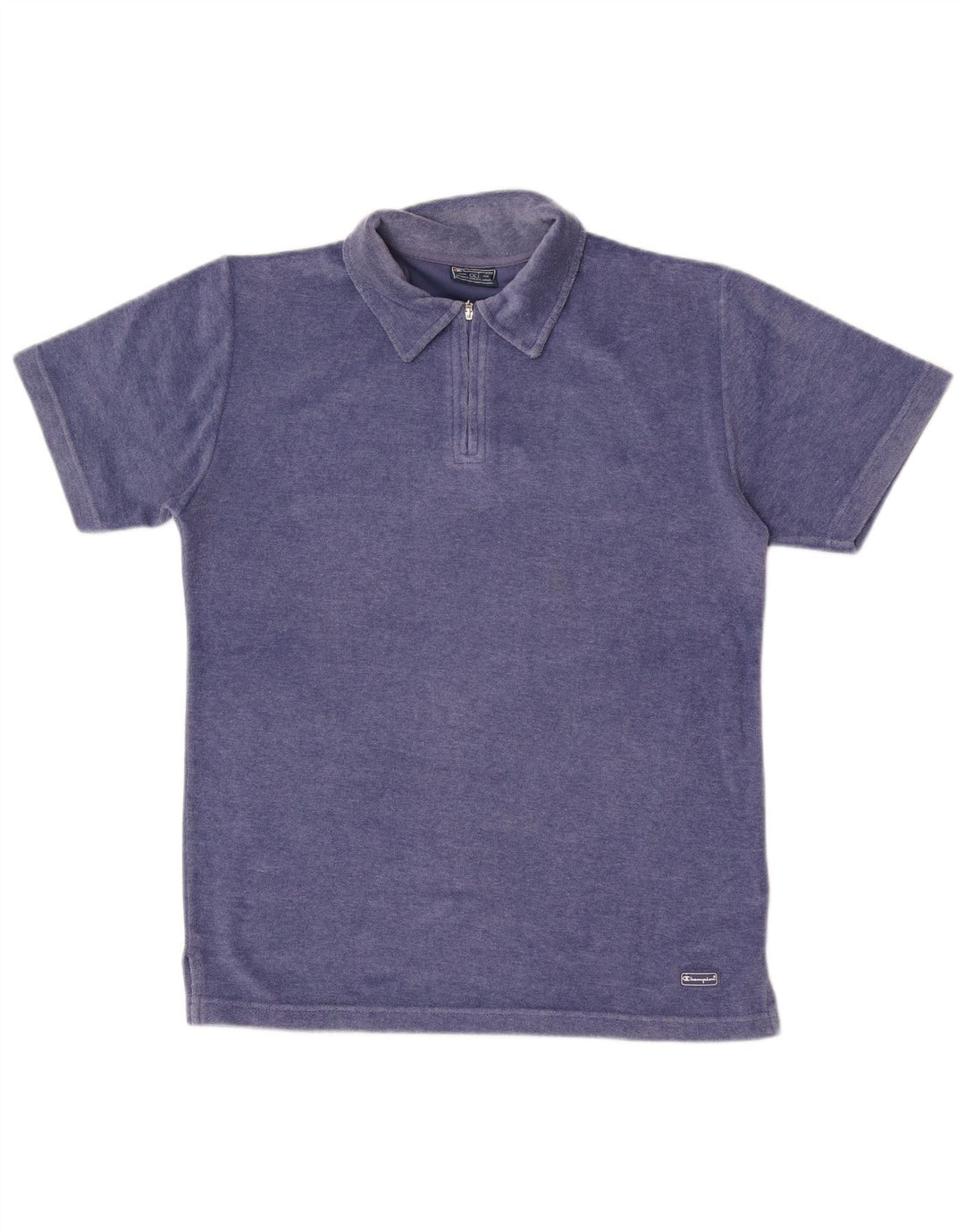 Champion Polo Velours Homme Grand Bleu Polyester
