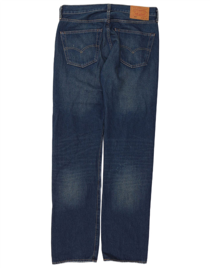Levi's Jean Droit 501 Homme Bleu W32 L34 Coton