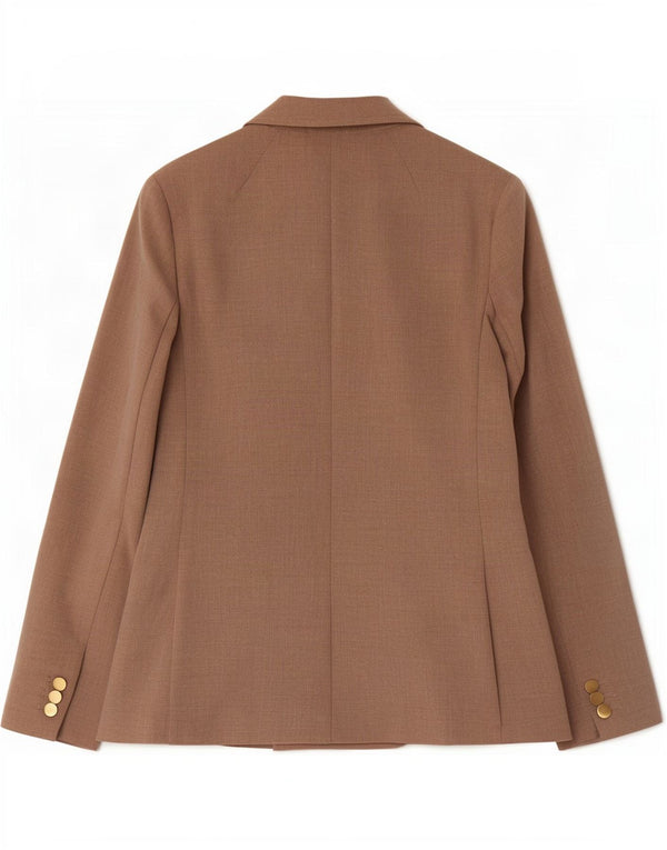 Marks & Spencer Veste blazer croisée pour femme UK 8 Small Beige