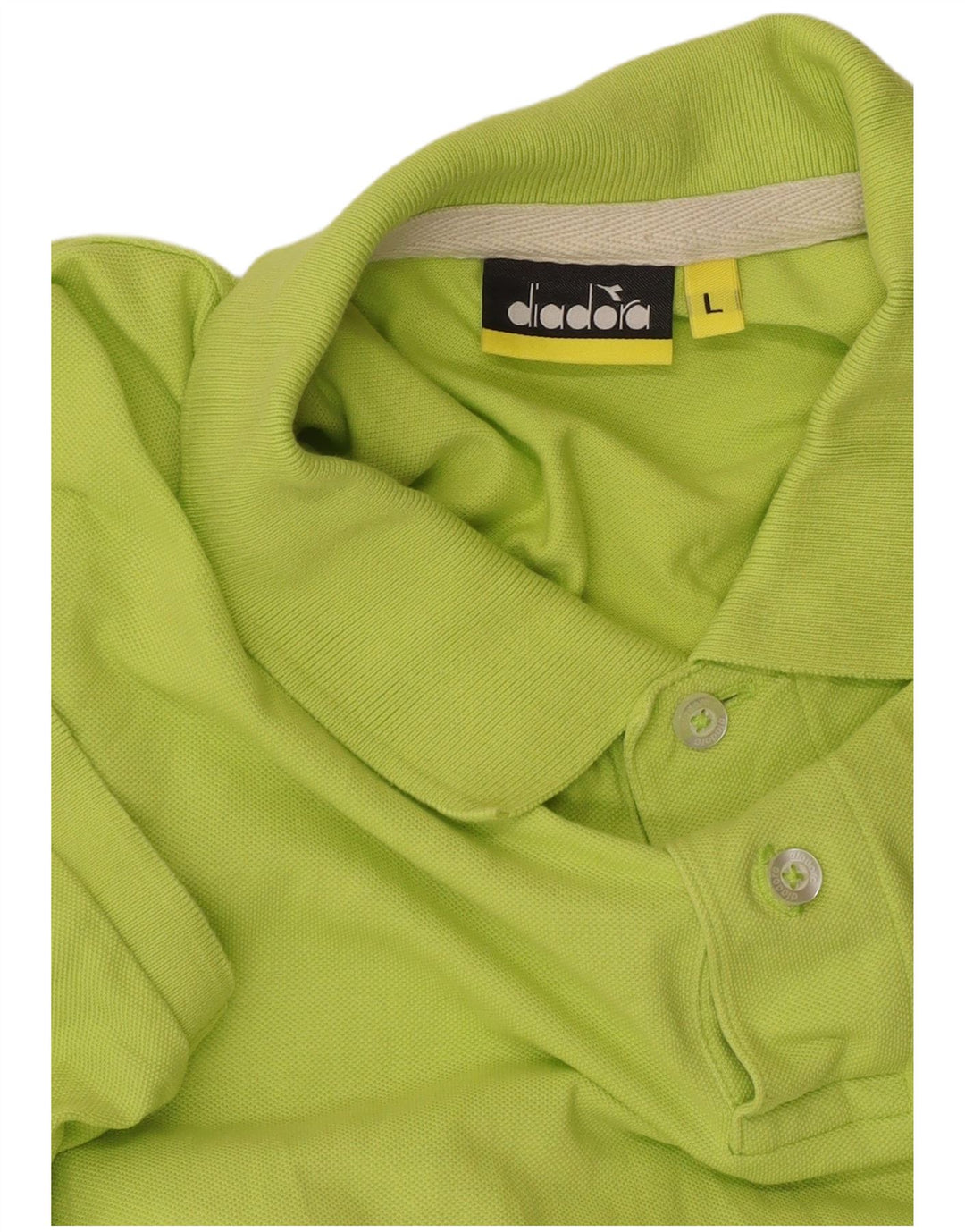 DIADORA Polo Homme Grand Vert Coton