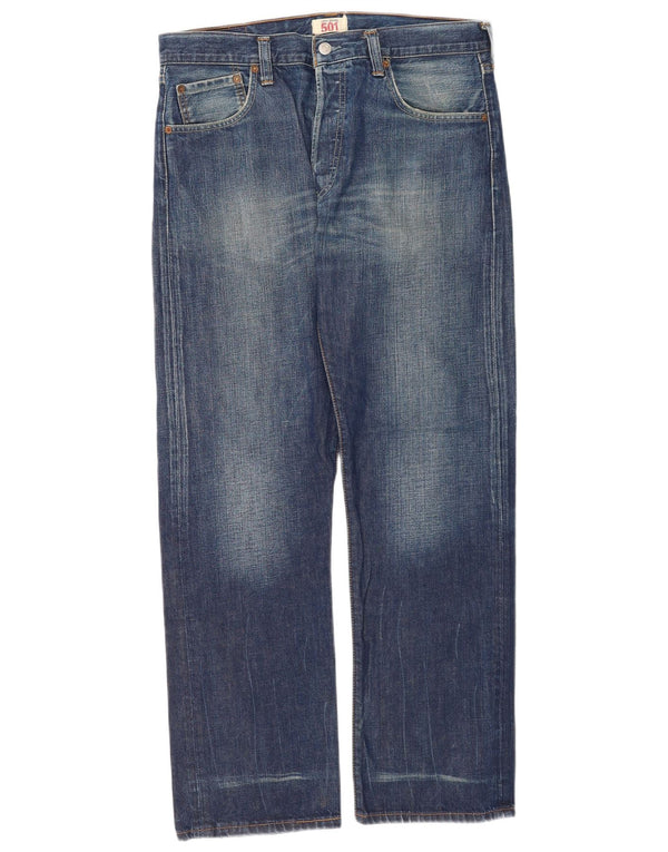 Levi's Jean Droit 501 Homme Bleu W34 L32 Coton