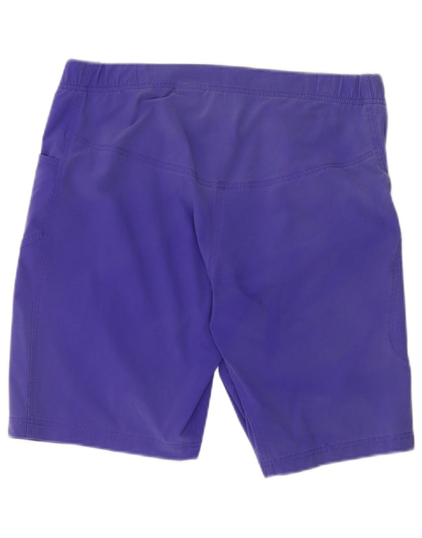 Adidas Womens Sport Shorts UK 14 Medium Purple Nylon