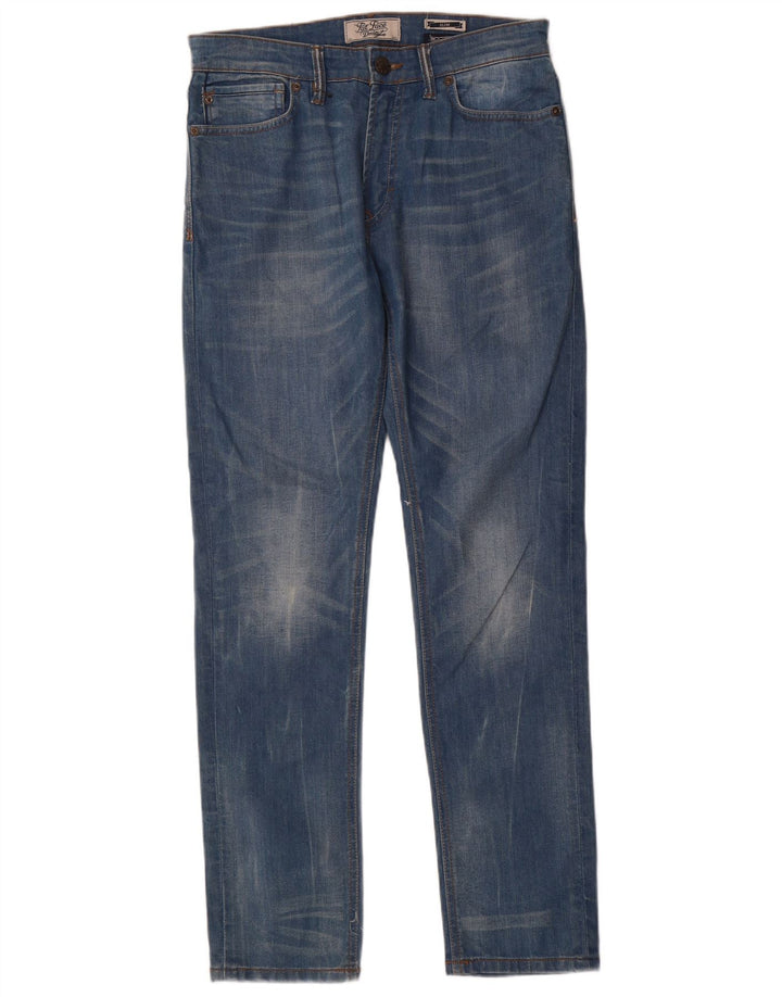 Fat Face Jean Slim Homme W32 L32 Bleu Coton