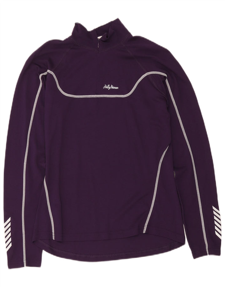 Helly Hansen Haut de survêtement à col zippé pour femme UK 18 XL Violet
