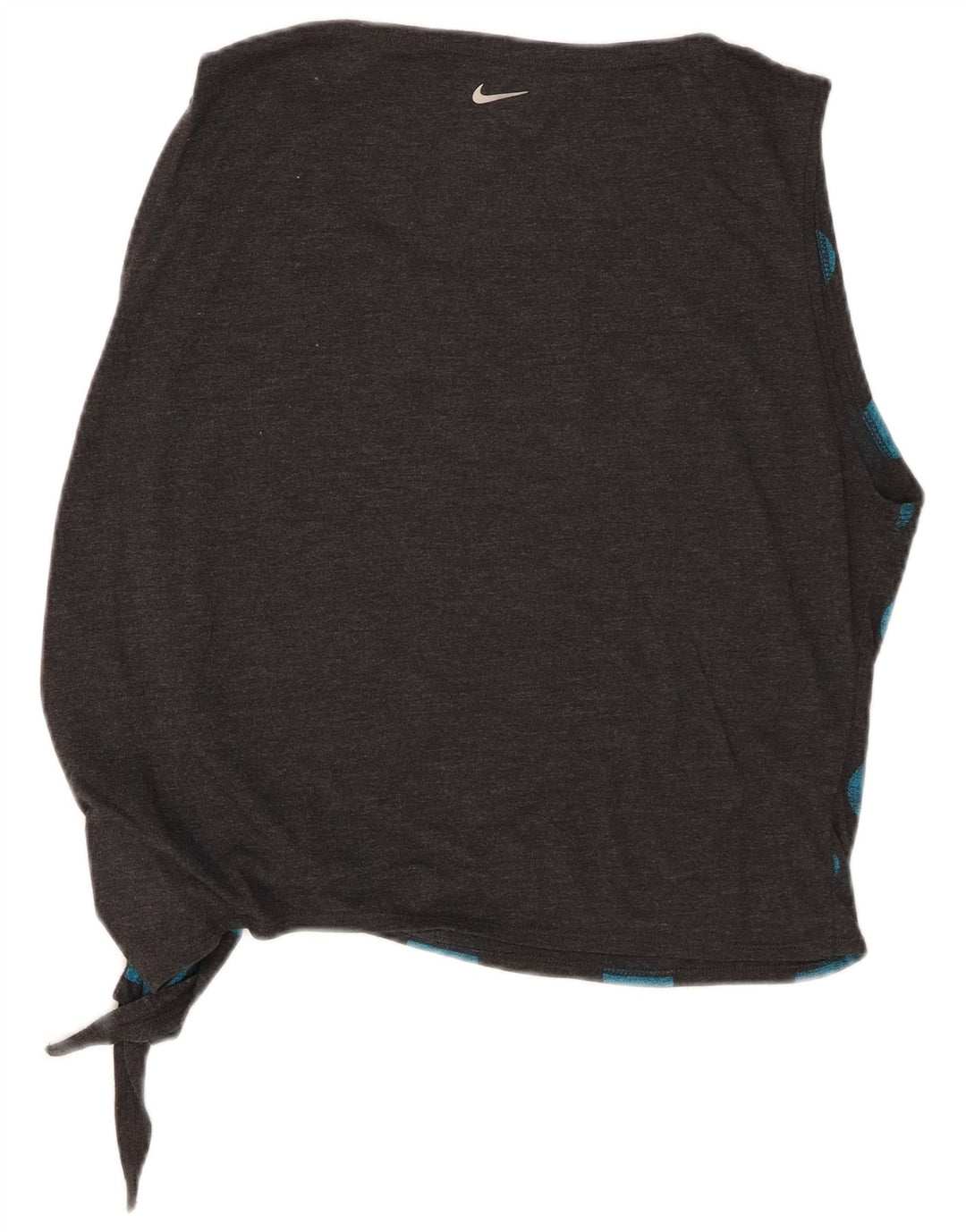 Nike Dri Fit Graphic Débardeur pour femme UK 14 Gris moyen à pois Polyester