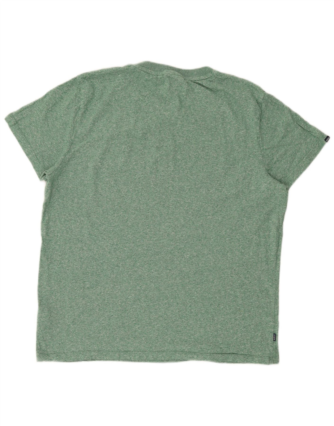 SUPERDRY T-Shirt Homme Top 2XL Vert Moucheté Coton