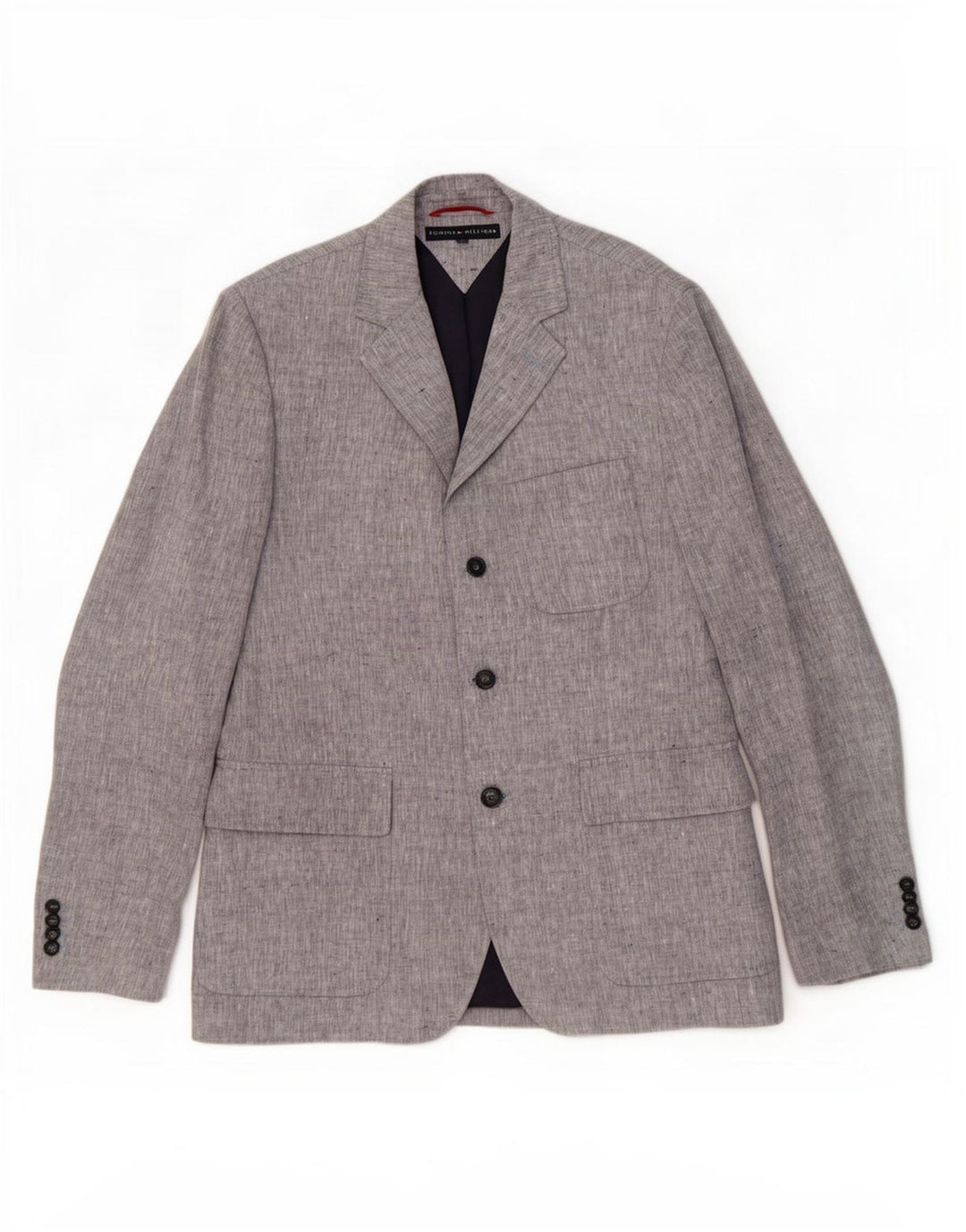 Tommy Hilfiger Veste Blazer 3 Boutons Homme IT 52 XL Gris Moucheté