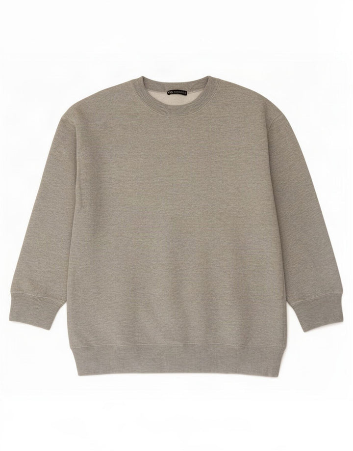 Zara Homme Sweatshirt Jumper Petit Gris Polyester
