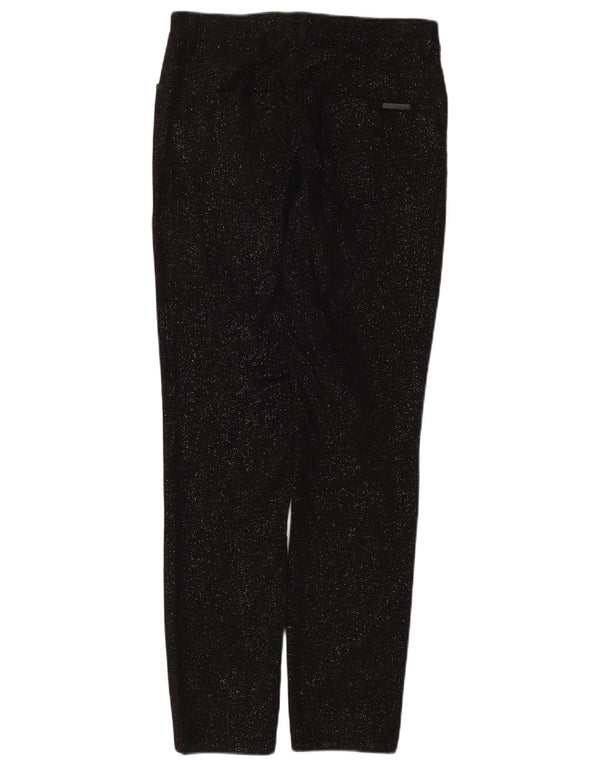 Phase Eight Pantalon décontracté slim pour femme UK 12 Medium W30 L29 Noir moucheté