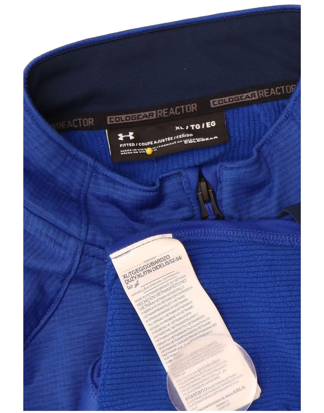 UNDER ARMOUR Veste de survêtement Cold Gear pour hommes UK 42 XL Bleu Polyester