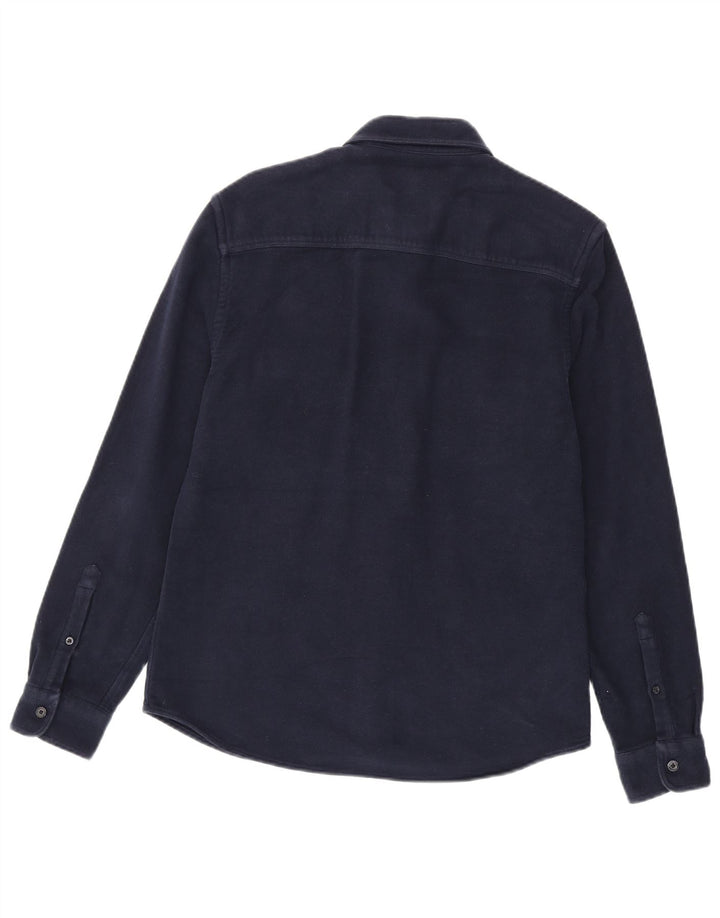 Reiss Chemise Regular Fit Homme Bleu Marine Large Coton