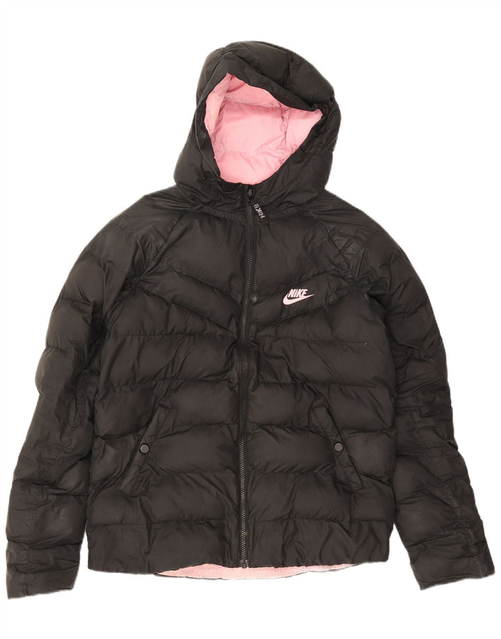 Veste matelassée à capuche Nike Fille 13-14 ans XL Noir Polyester
