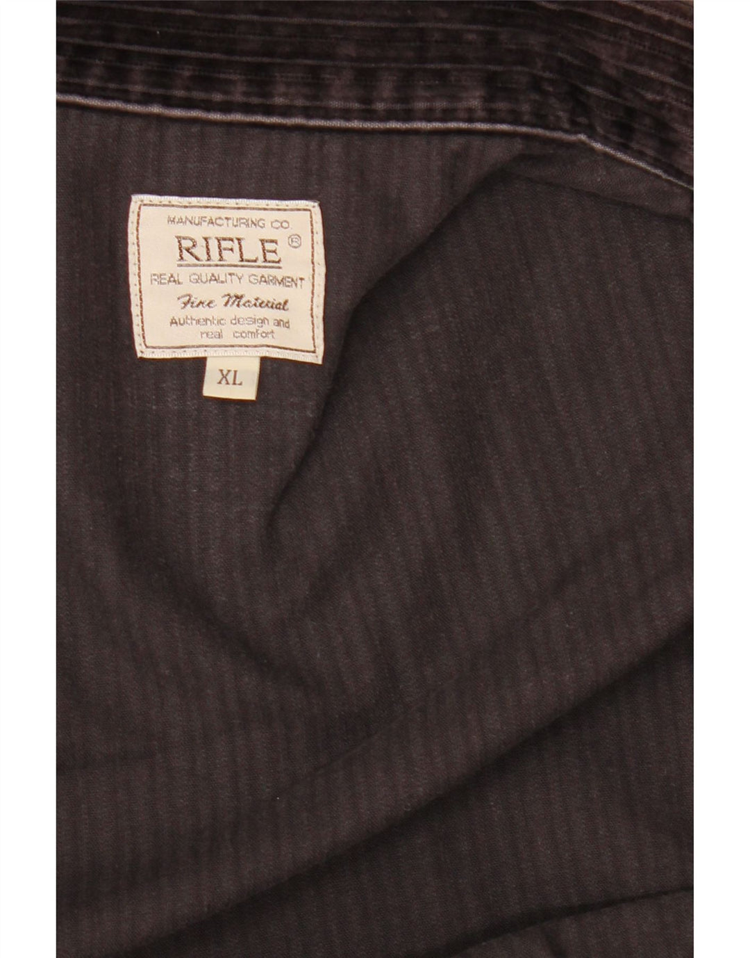 RIFLE Veste en velours côtelé pour homme UK 42 XL Marron