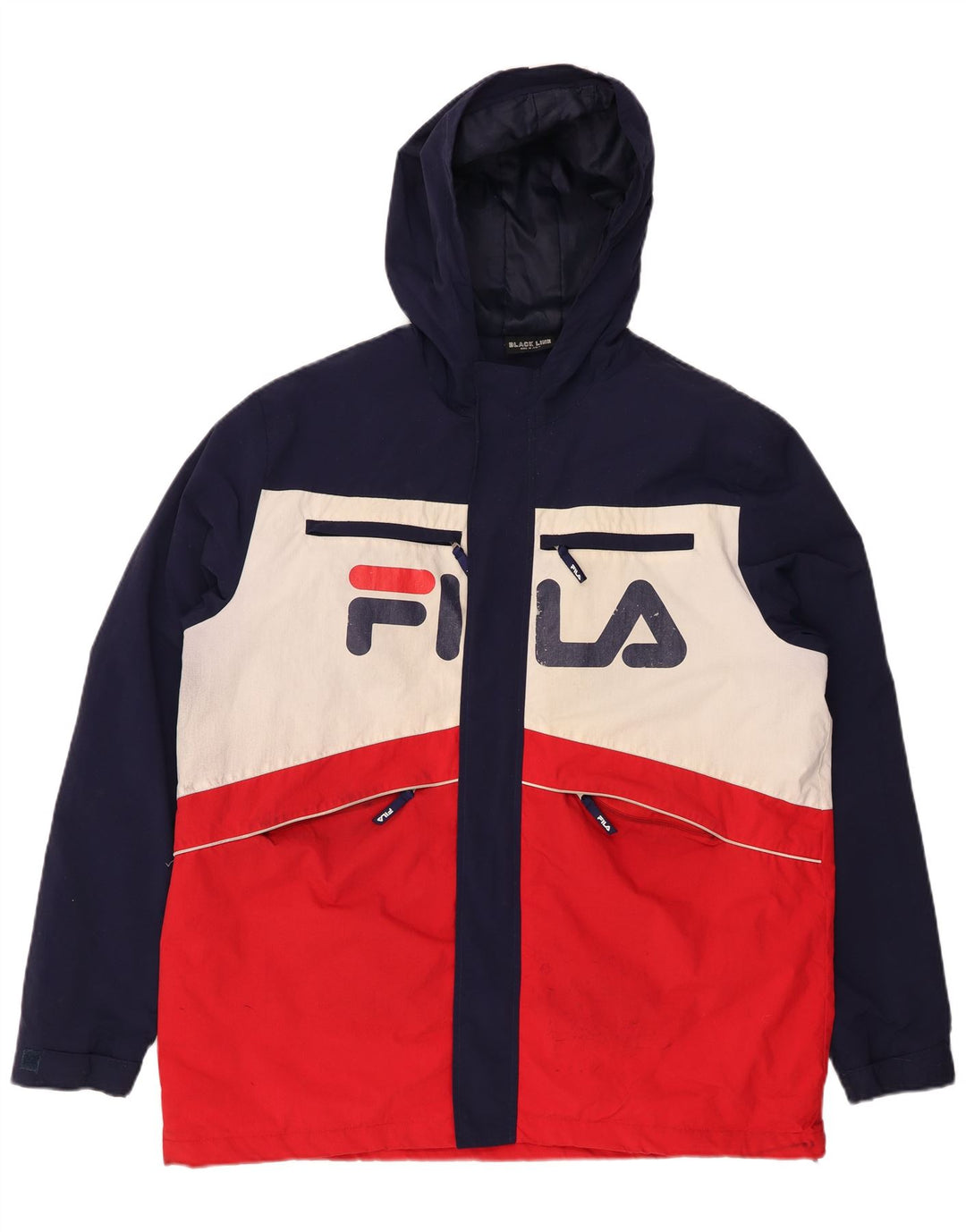 FILA Veste coupe-vent graphique pour homme UK 44 2XL Multicolore Colourblock