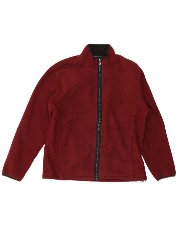 Izod Veste Polaire Homme Bordeaux Moyen Polyester